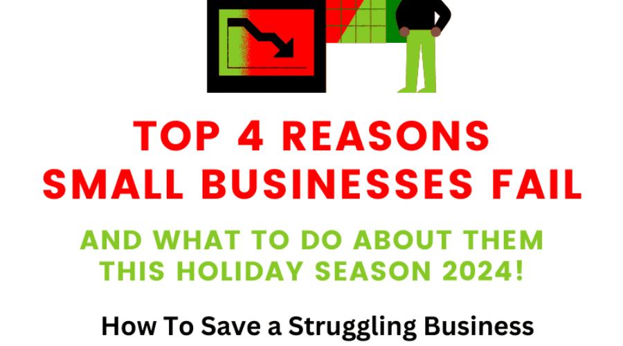 Top 4 Reasons Small Businesses Fail (And What to Do About Them!): How To Save a Struggling Business in Hemet or San Jacinto
