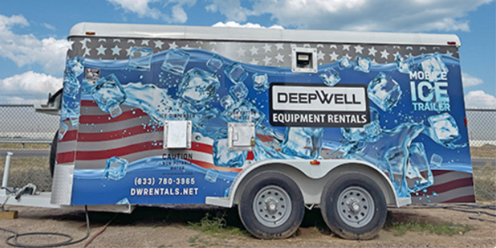 Imagining owning this cool mobile ice machine someday! But for now, you can rent them.