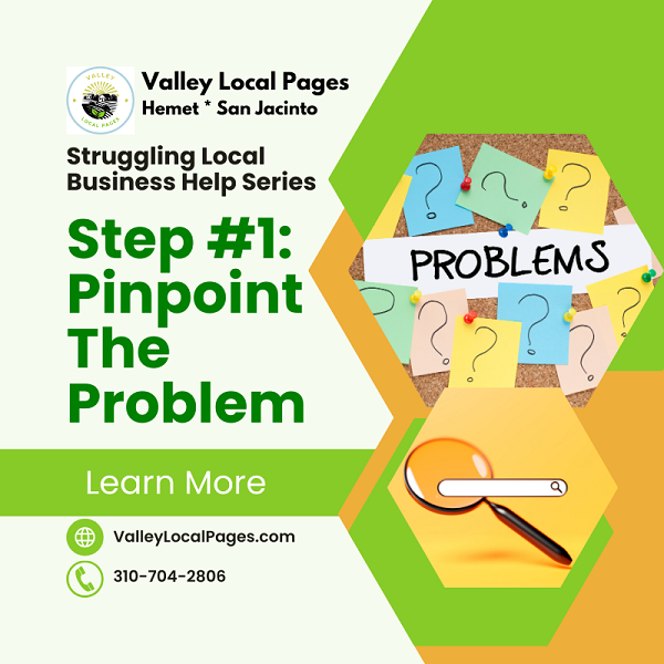 Struggling Business Help: Step #1 Pinpoint the Problem