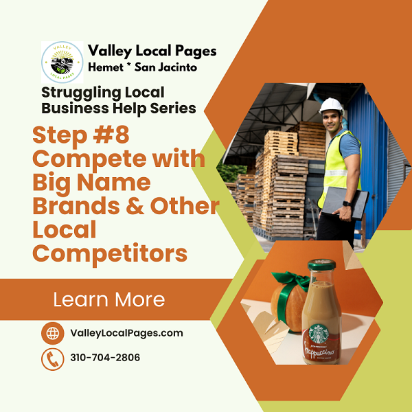 Struggling Local Business Help: Step #8 Compete with Big Name Brands & Other Local Competitors