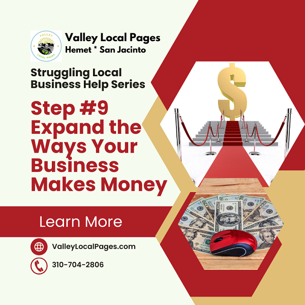 Struggling Local Business Help: Step #9 Expand the Ways Your Business Makes Money