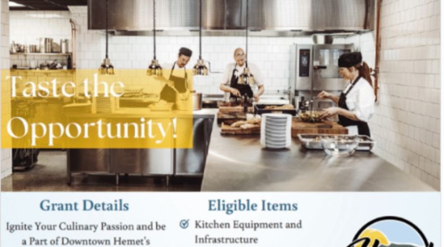 Hemet Downtown Kitchen Grant: $300K Toward Your Restaurant  