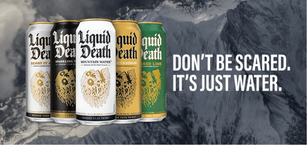 Liquid Death: Don't Be Scared. It's Just Water.